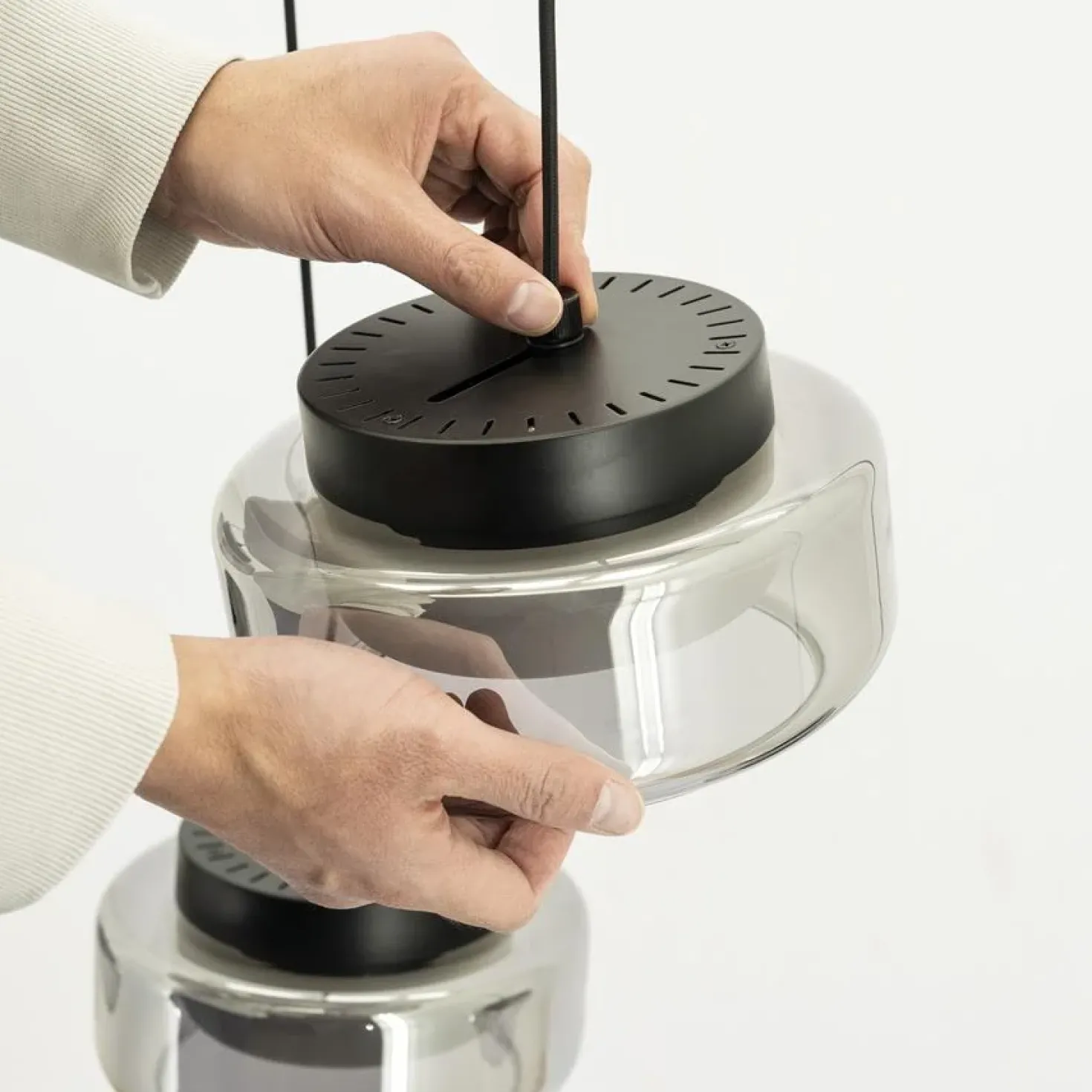 Pivot 5-lichts getrapte Hanglamp