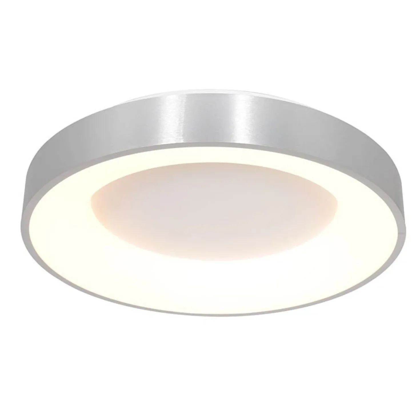 Plafonniere Ringlede zilver small 30cm