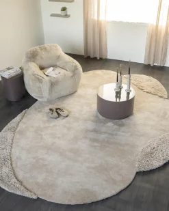 Praia Vloerkleed organisch Beige 345×245