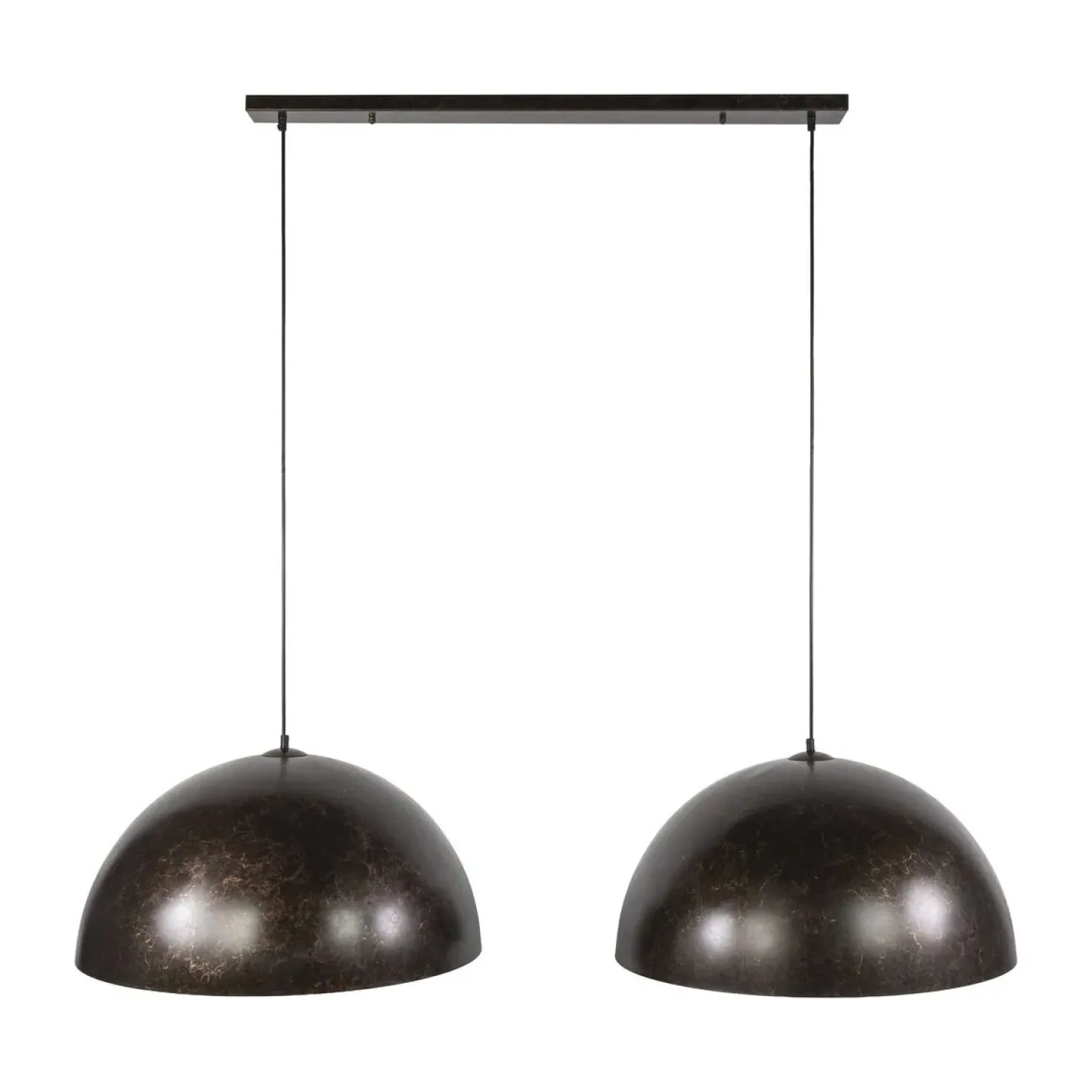 Raven 2-lichts Hanglamp Bruin