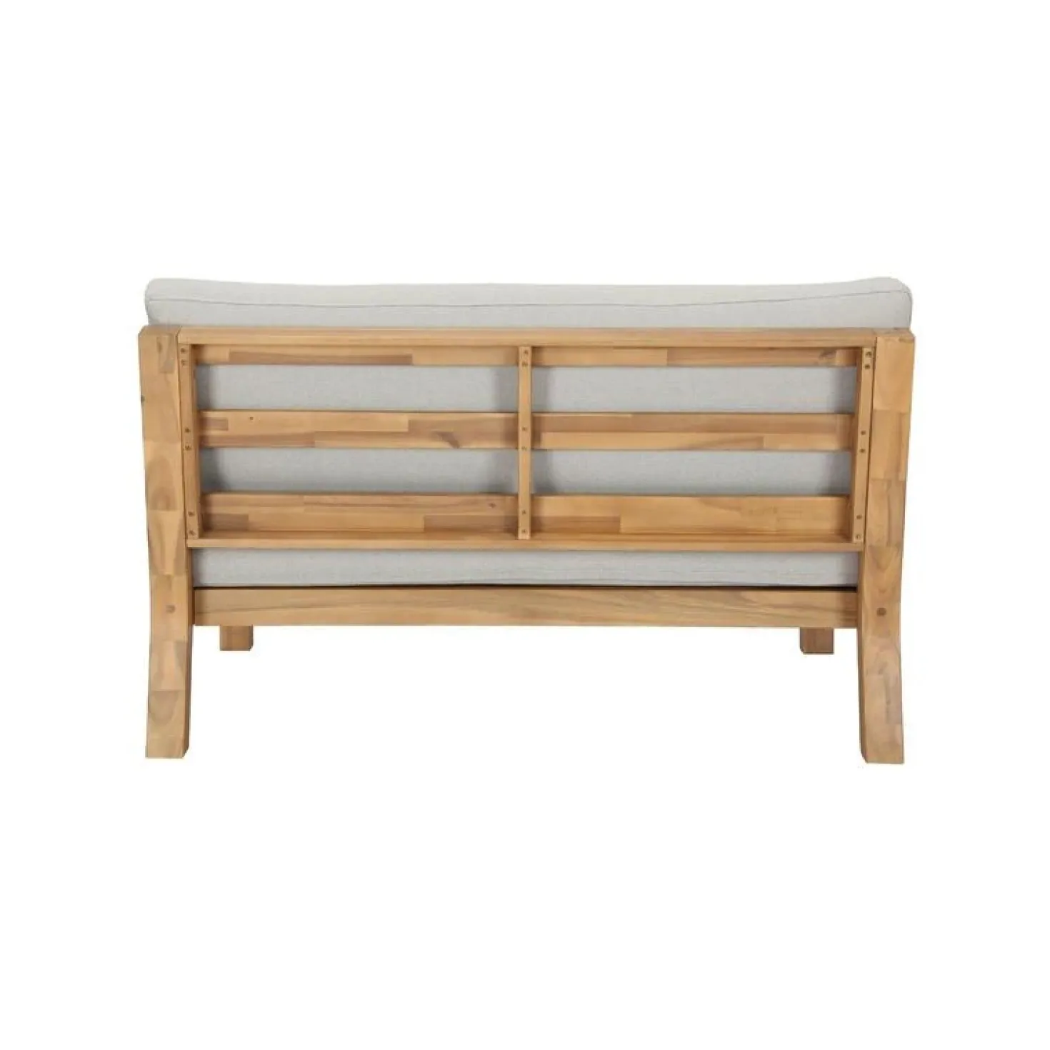 Relax Tuin Loungestoel Acaciahout Naturel/Zand