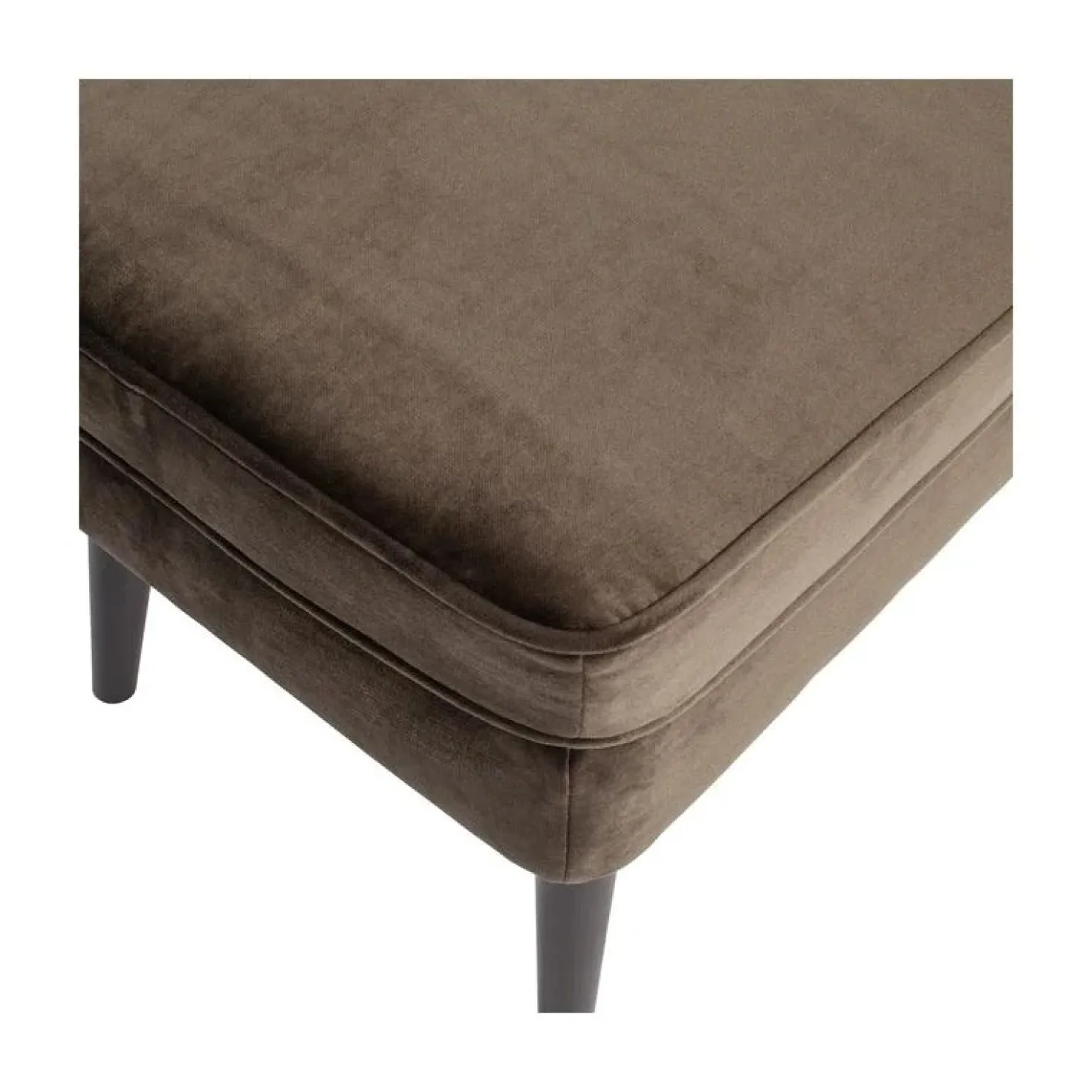 Rocco Hocker Velvet Warmgroen 77cm