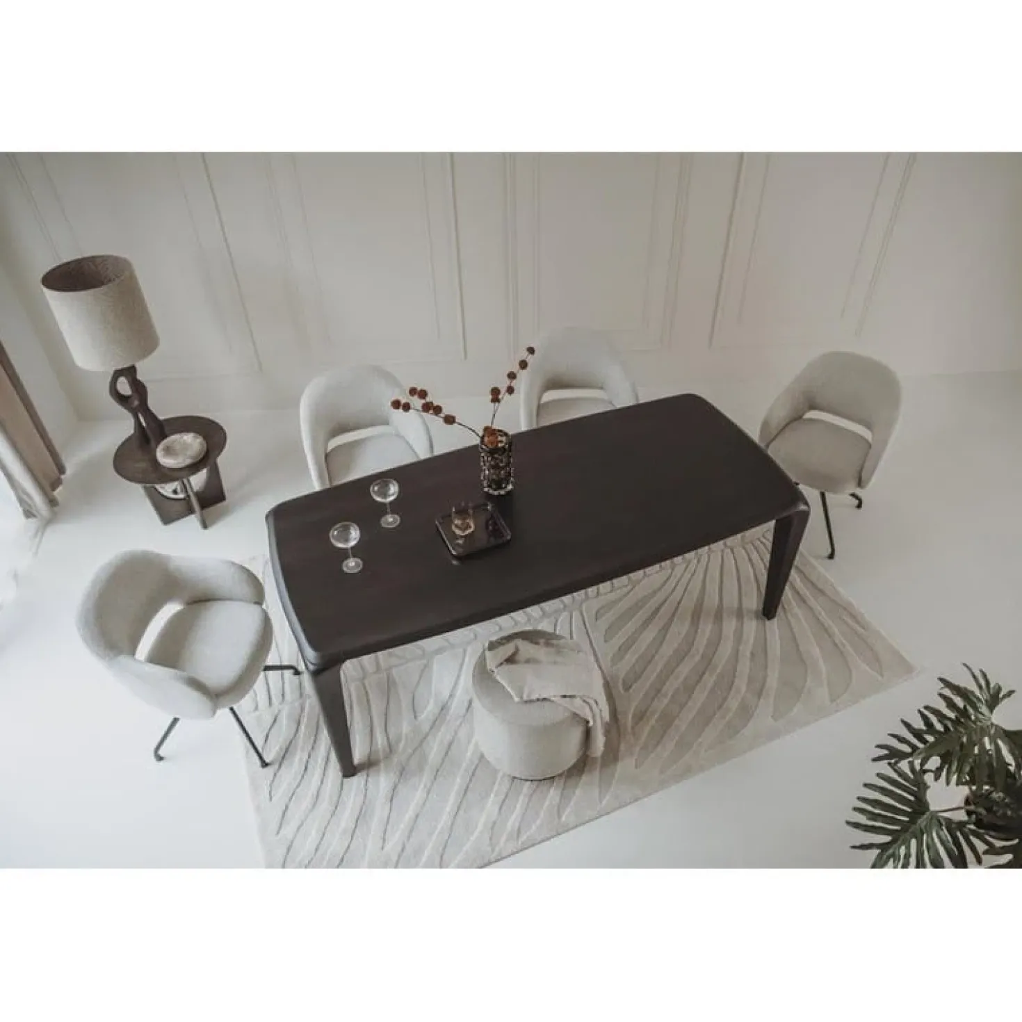 Ronta Eettafel bruin mangohout 240cm