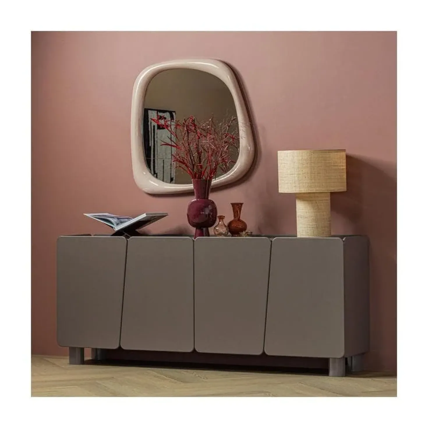 Root Dressoir Truffel bruin 200cm