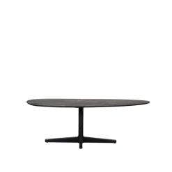 Rosie Eetkamertafel organisch Zwart 220 cm