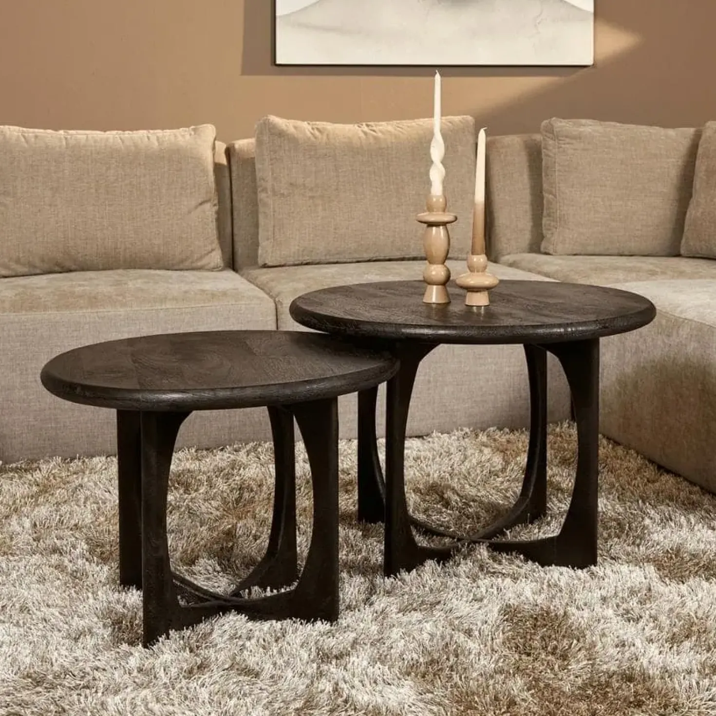 Salontafel Cadenza Zwart 70 cm