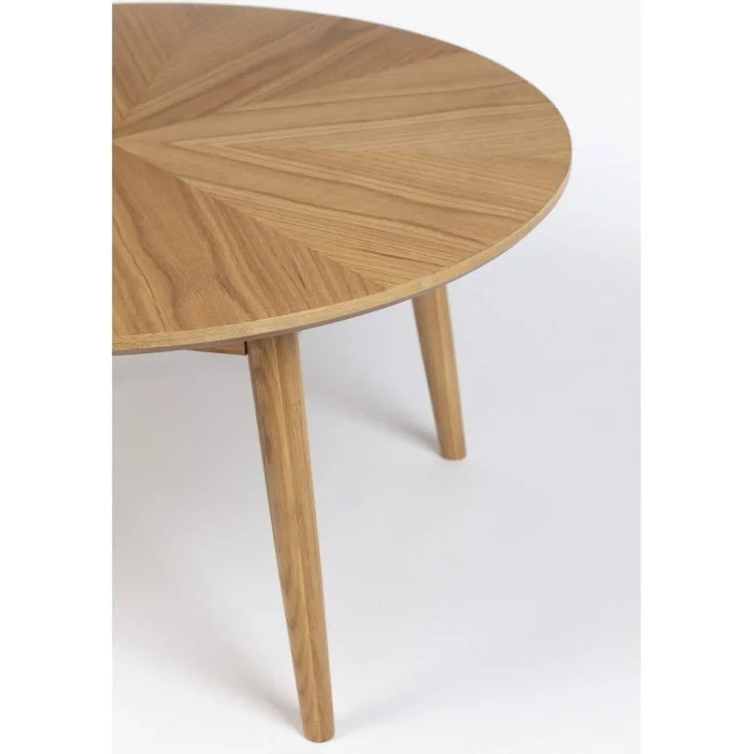 Salontafel Fabio Rond Eikenhout 80cm