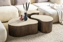 Salontafel Mari 70x47x38 bruin