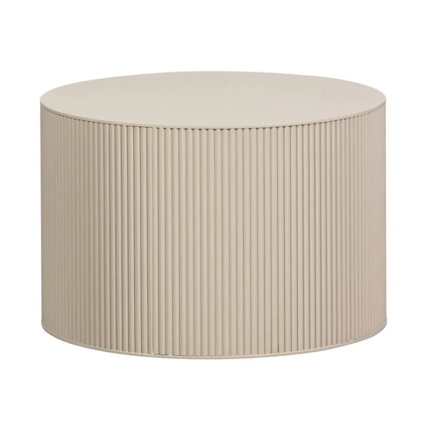Sanne Bijzettafel Rond MDF Beige 60cm