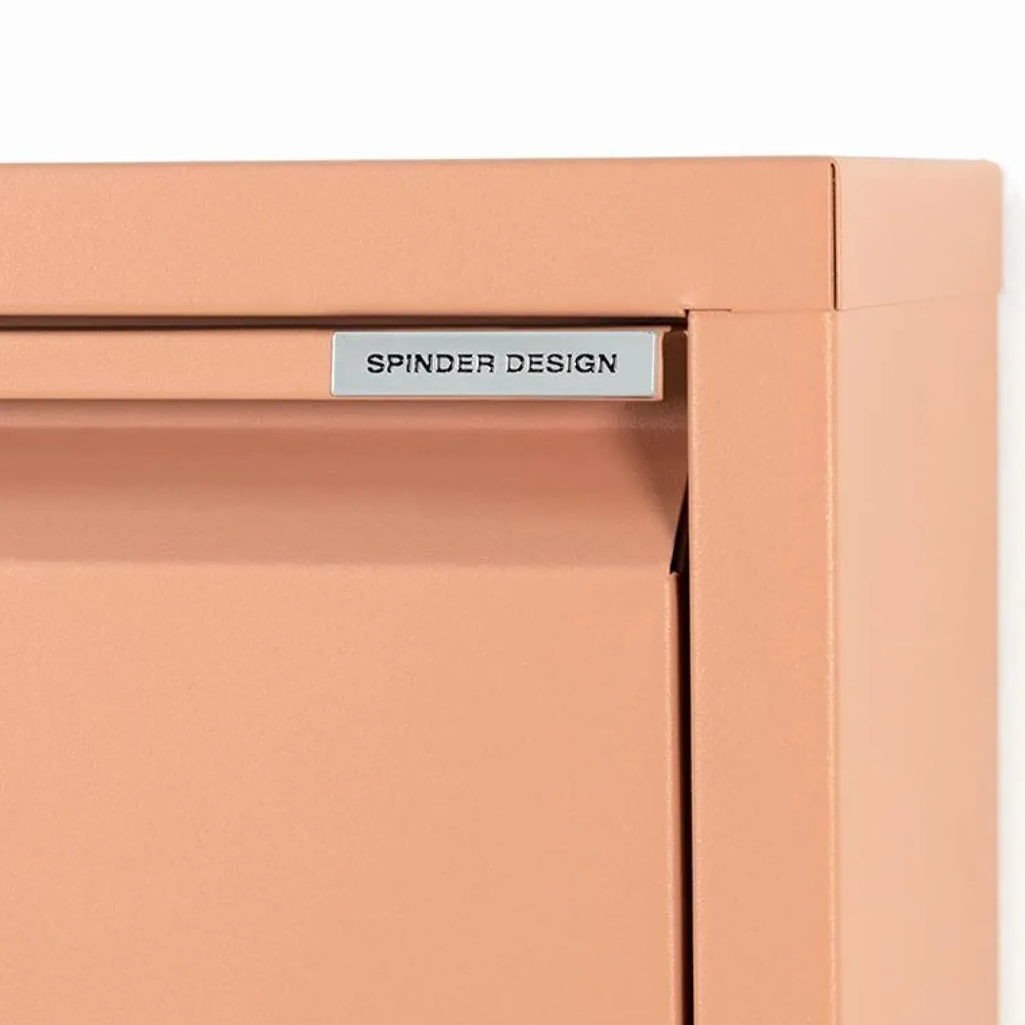 Schoenenkast industrieel Pippen (5 lades) – Terracotta metaal