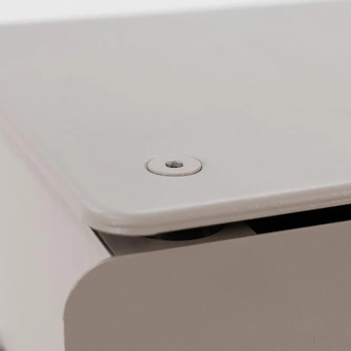 Schoenenkast industrieel Rodman (3 lades) – Taupe metaal