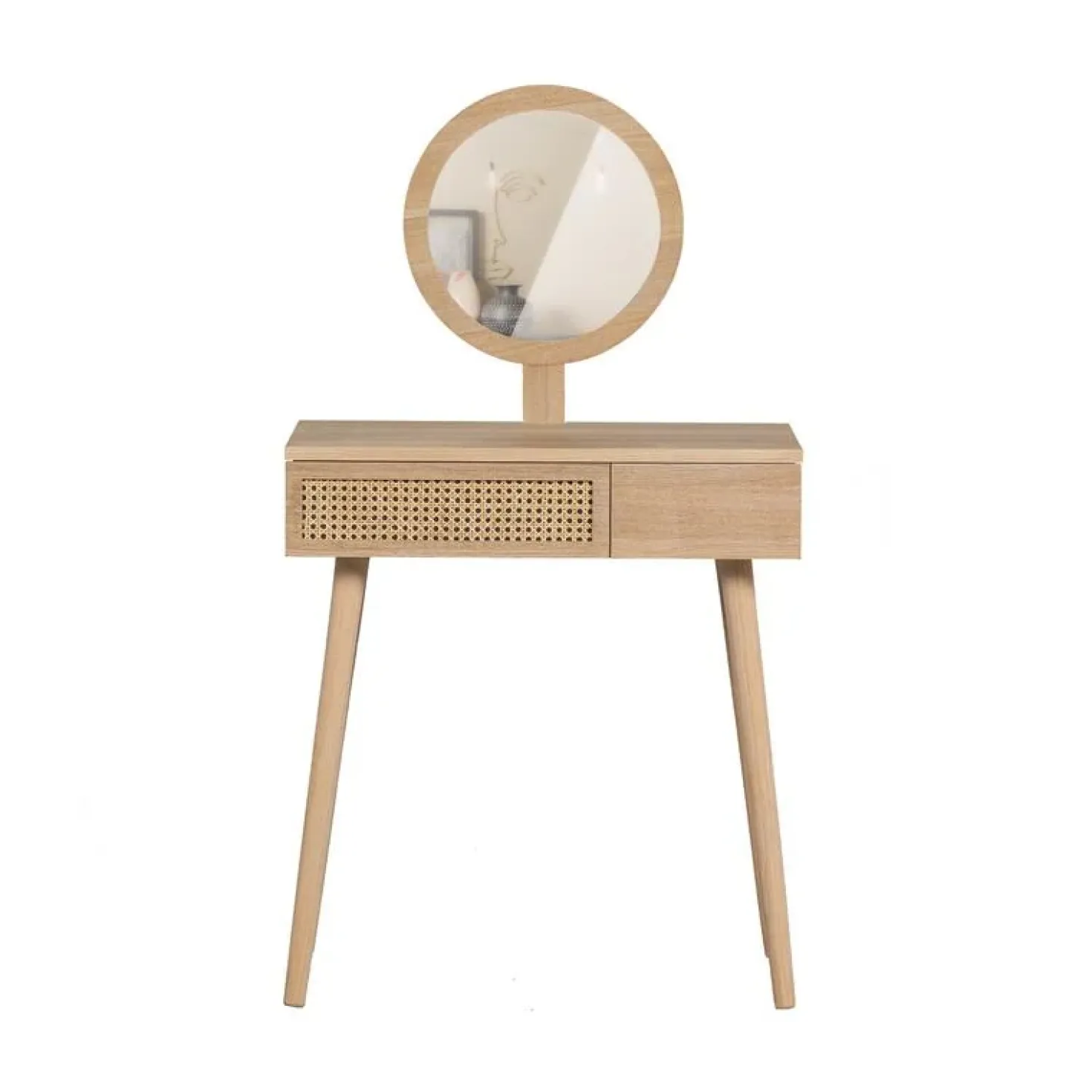 Soof Kaptafel Hout Naturel 70cm