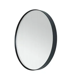 Spiegel Oder 2 zwart 90cm rond