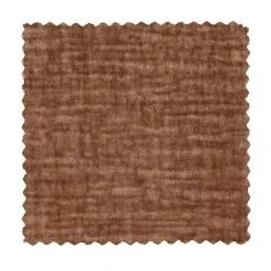 Statement Hocker Chenille Velvet Terra 80cm