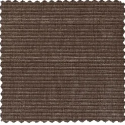 Statement Hoekbank Rechts Ribstof Taupe