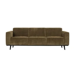 Statement 3-Zits Bank Ribstof Olijfgroen 230cm