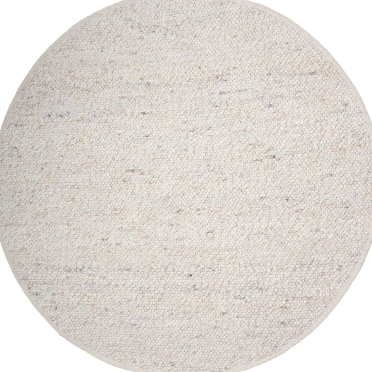 Stone vloerkleed Beige Rond 160x160cm