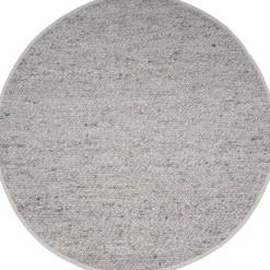 Stone vloerkleed Lichtgrijs Rond 200x200cm