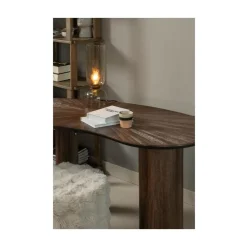 Sun Sidetable organisch Teak Bruin 150cm