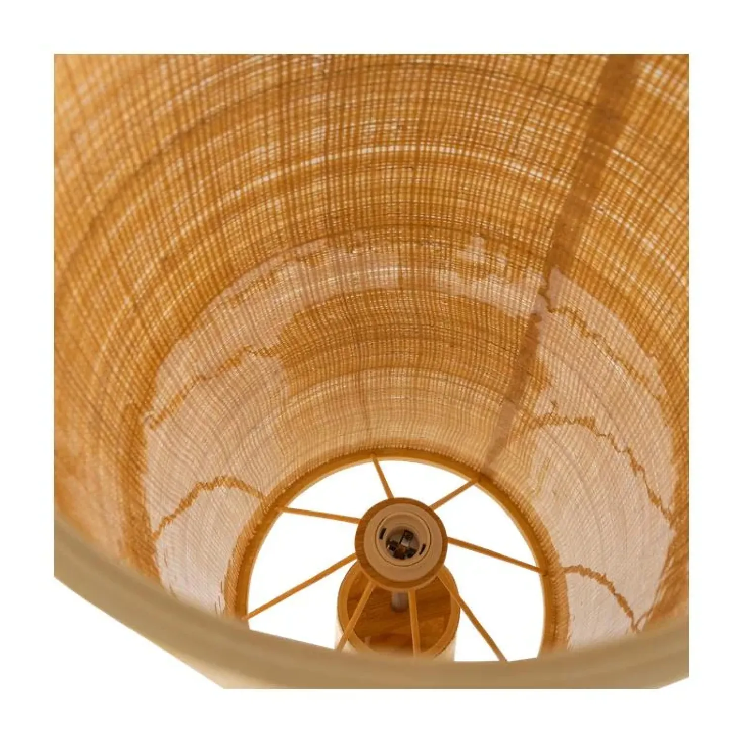 Syro 1-lichts Vloerlamp Raffia 130cm