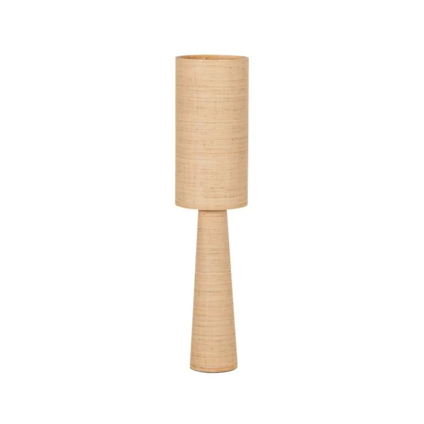 Syro 1-lichts Vloerlamp Raffia 130cm