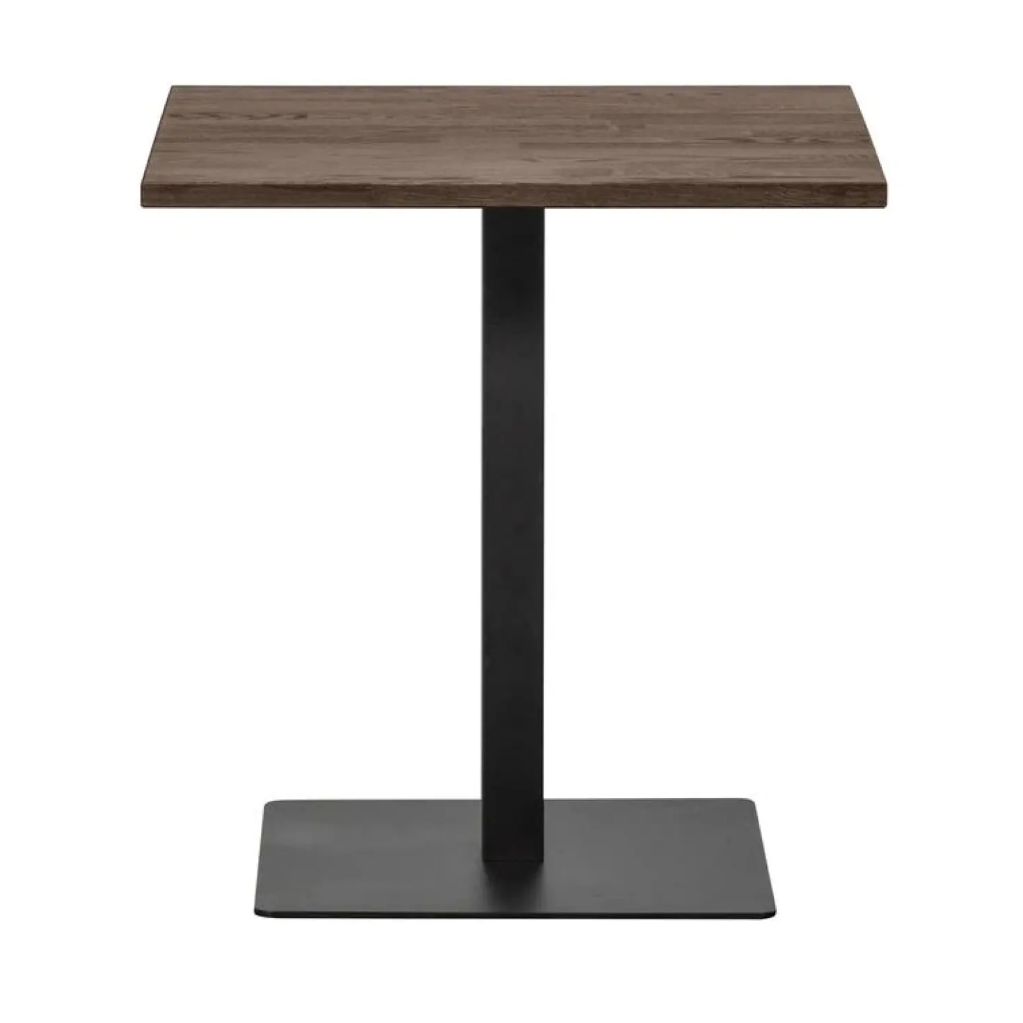 Tablo Eettafel vierkant VL Eikenhout cashmere brown 80cm
