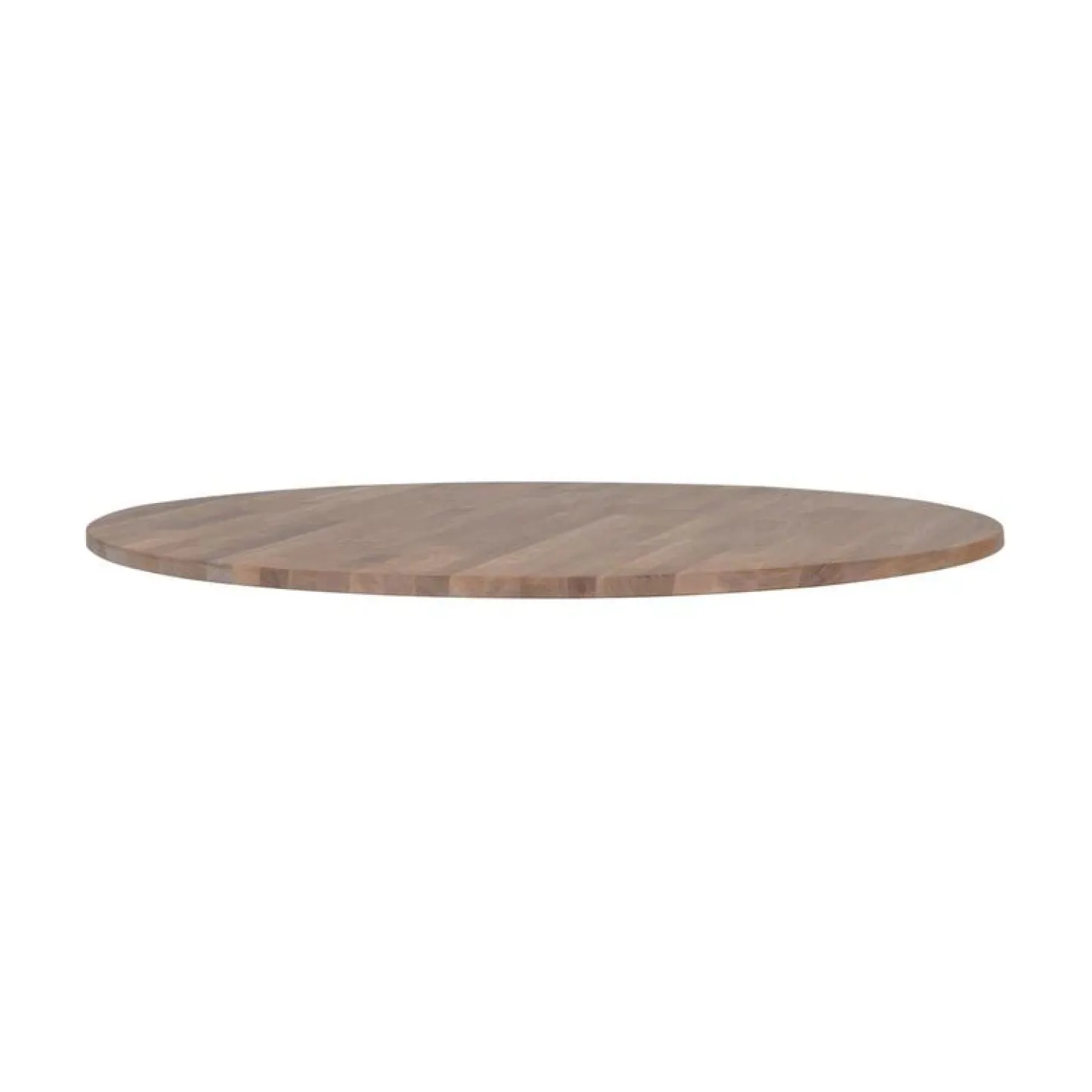 Tablo Tafelblad Rond Eiken Olie Grijs 120cm