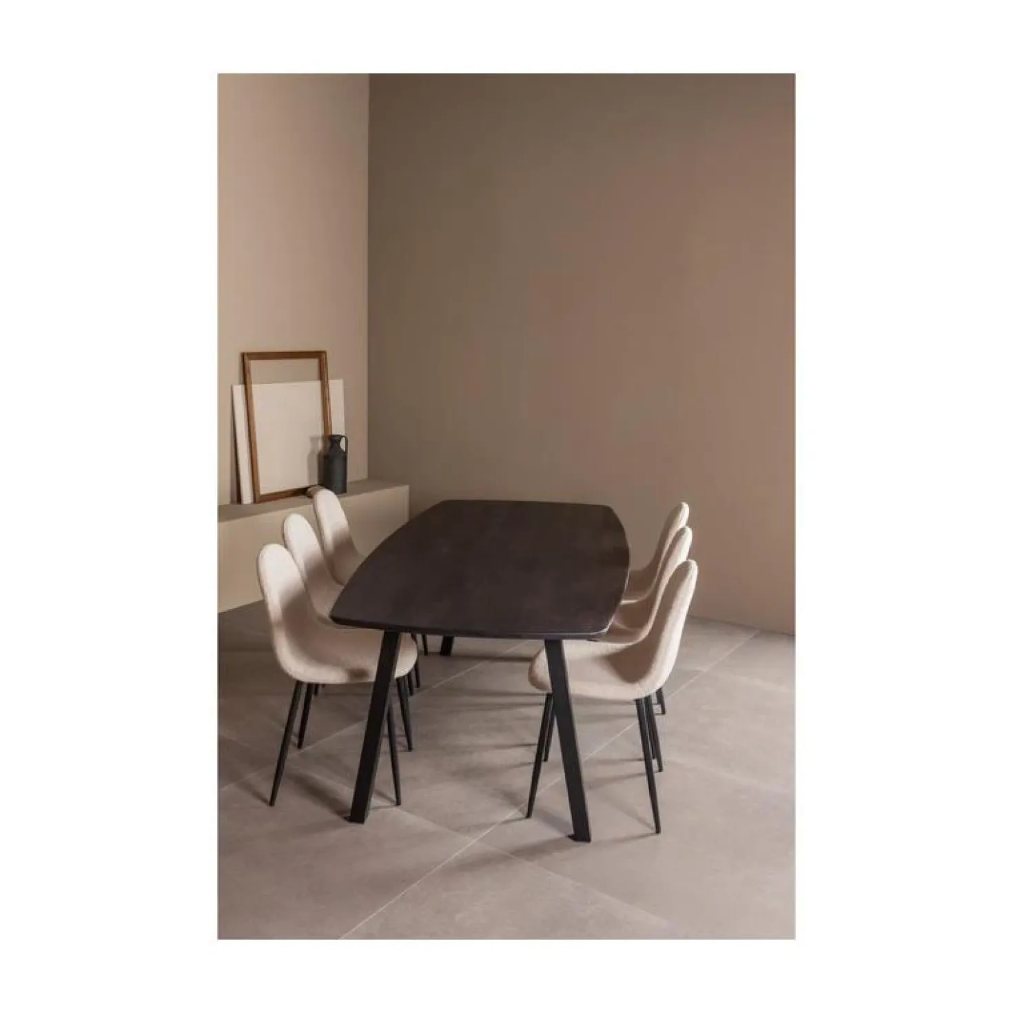 Tafel poot A-vorm metaal zwart