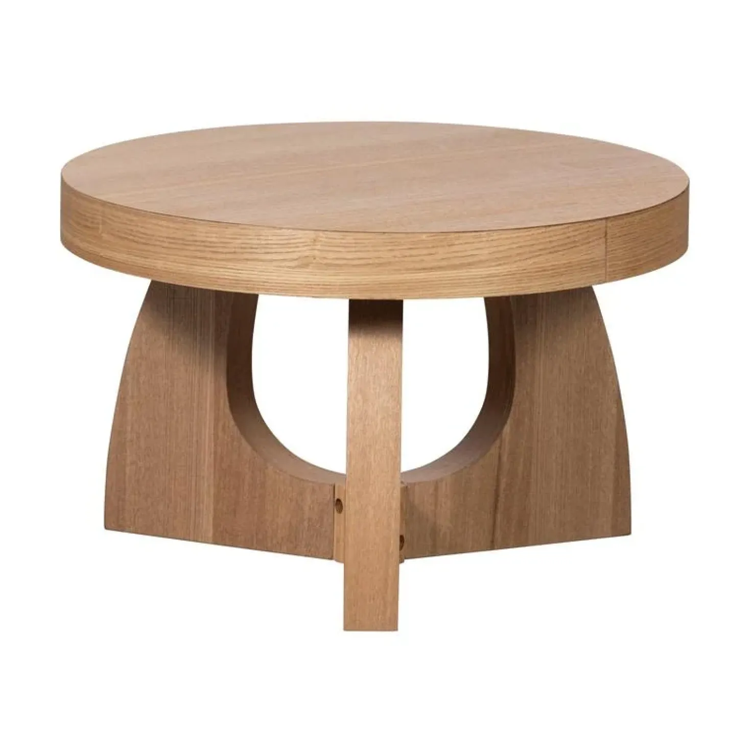 Tala Bijzettafel MDF Rond Naturel 55cm
