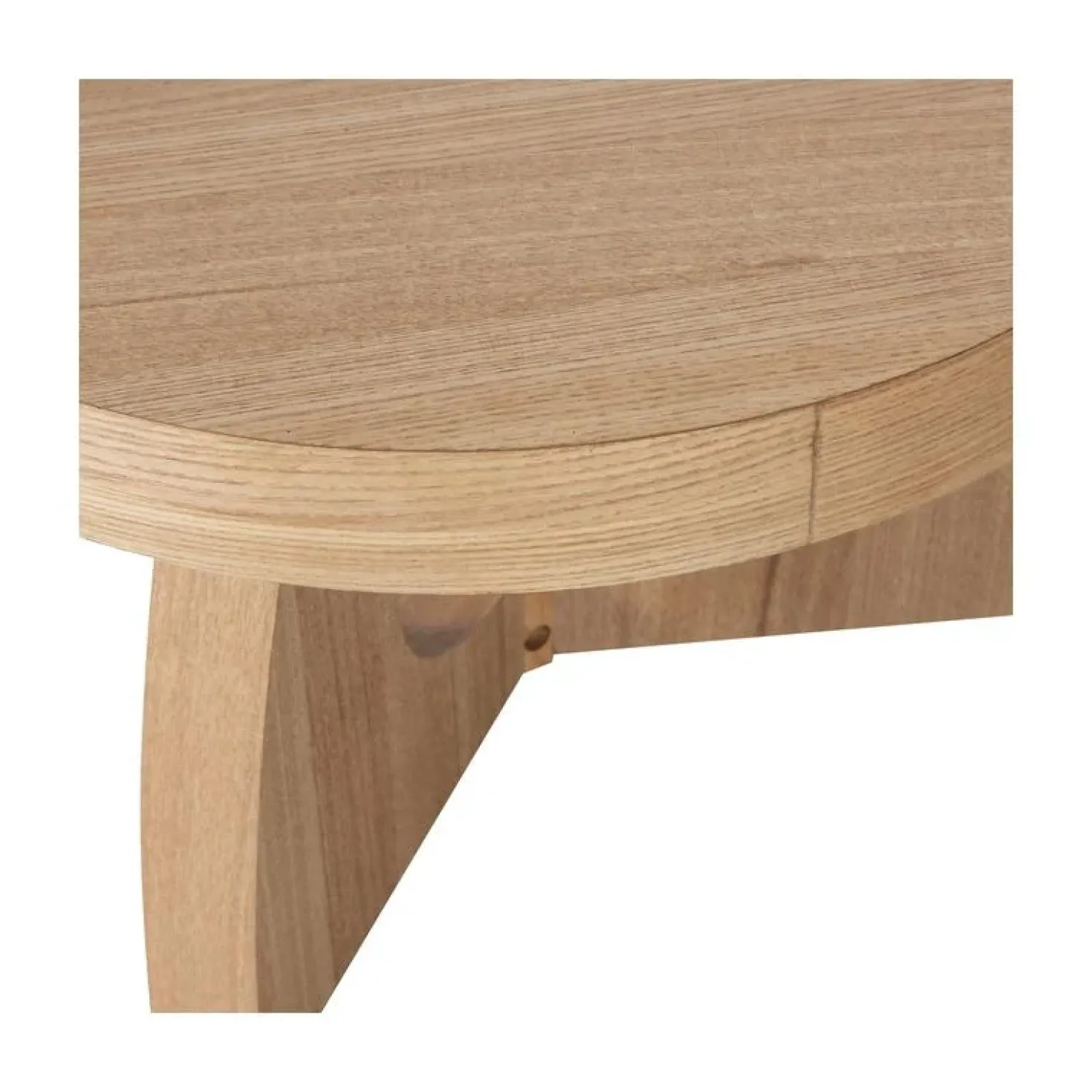 Tala Bijzettafel MDF Rond Naturel 55cm