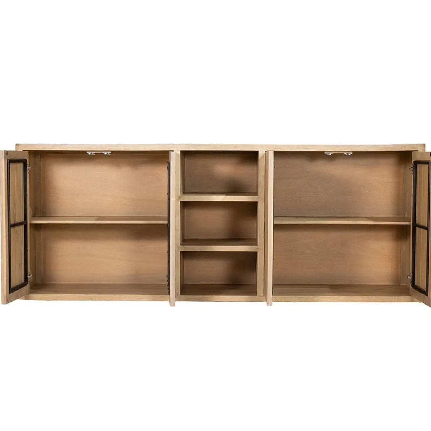 Tenna Dressoir naturel mangohout 220cm