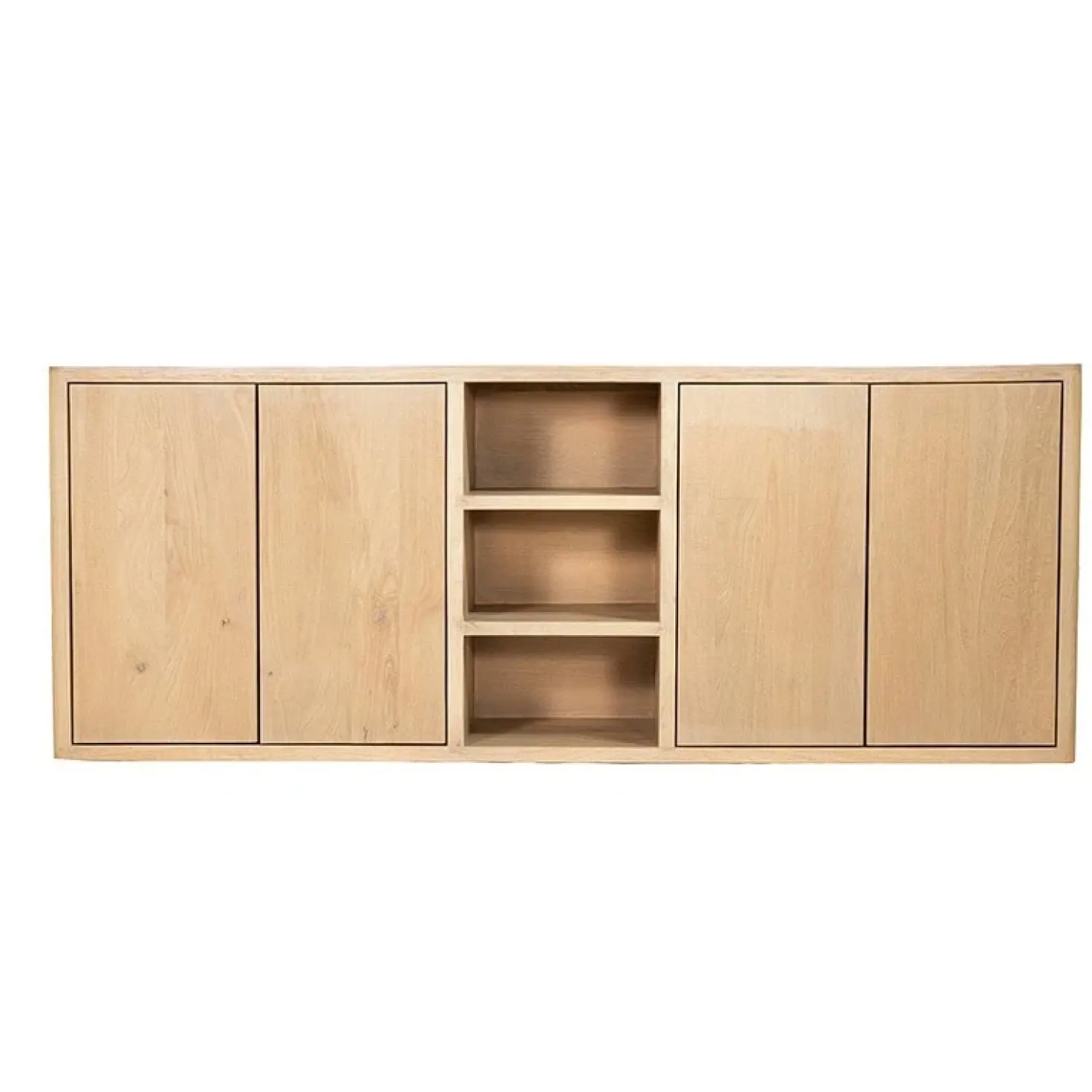 Tenna Dressoir naturel mangohout 220cm