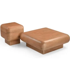 Teun Bijzettafel Mangohout 45 cm