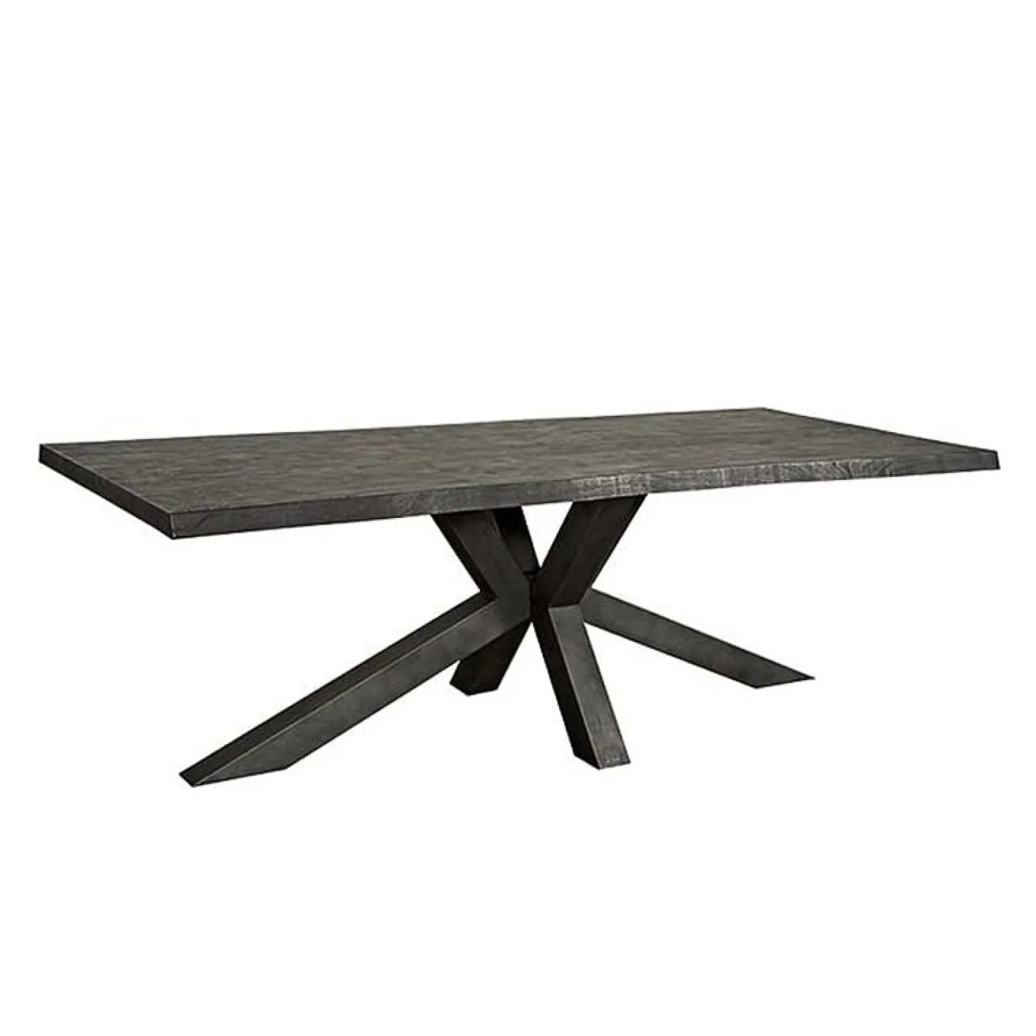 Tiago Eettafel met spinpoot rechthoek acacia hout naturel 180×90