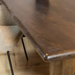 Tobias Eetkamertafel Walnoot 240cm