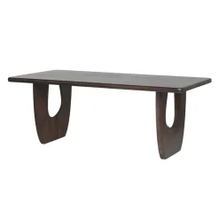 Tobias Eetkamertafel Walnoot 200cm