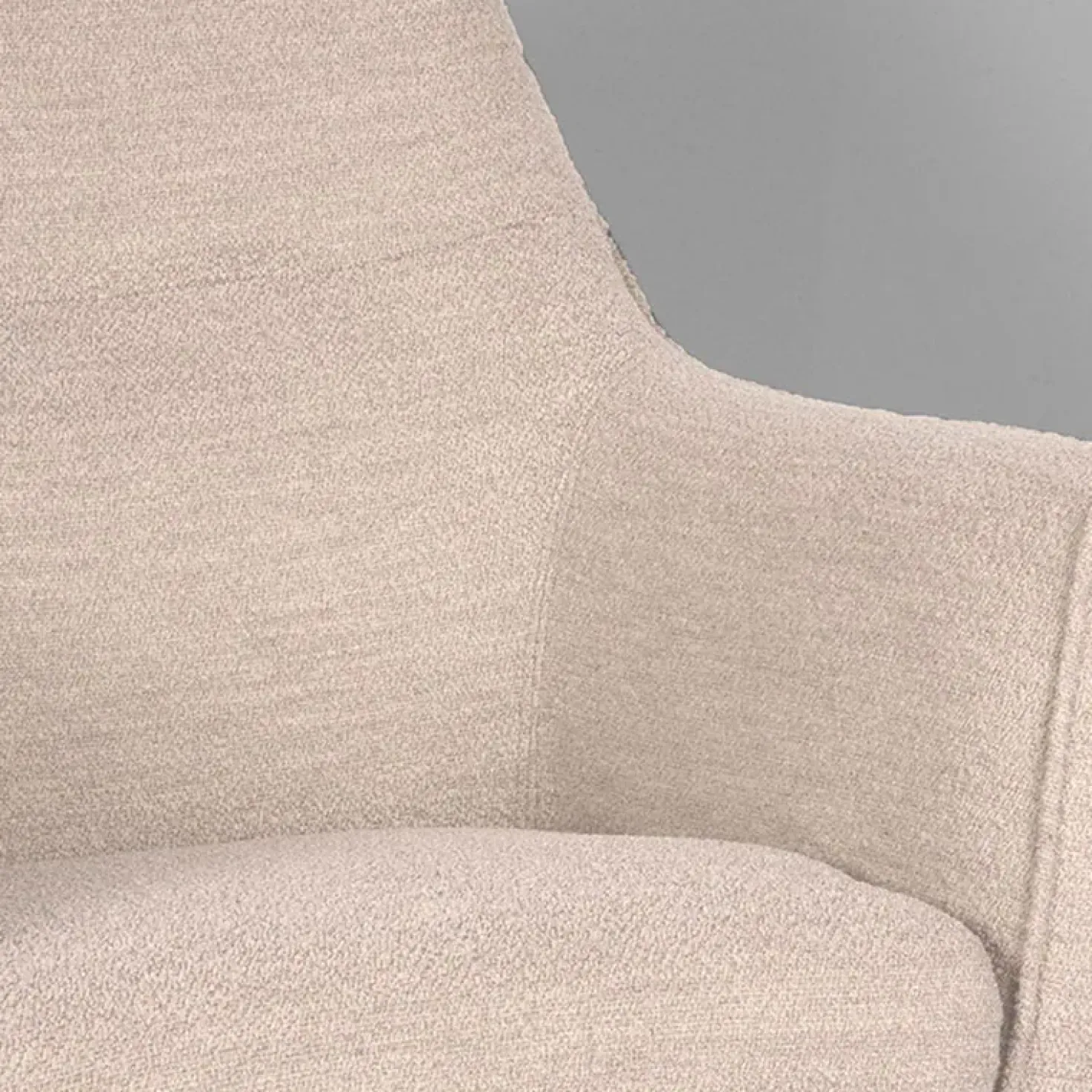 Tod Draai fauteuil Natural Boucle