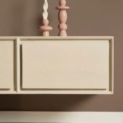 Tony Zwevend Tv meubel Zand Mangohout 160 cm