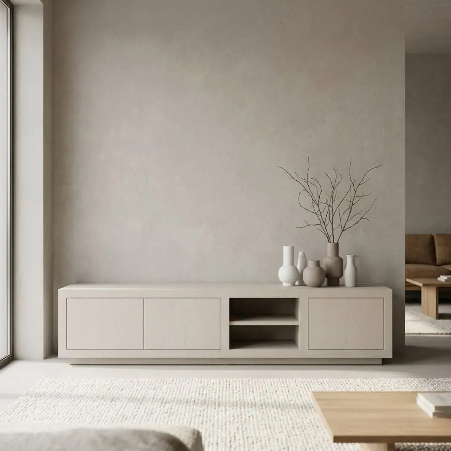 TV meubel Helsinki Taupe 200cm