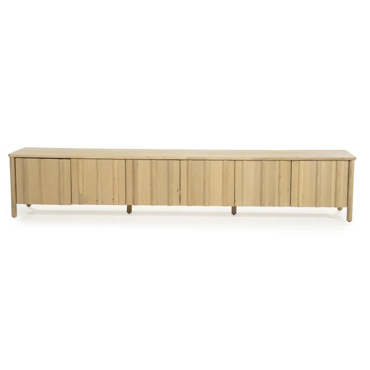Tv-meubel Jake 6 deurs naturel 264cm
