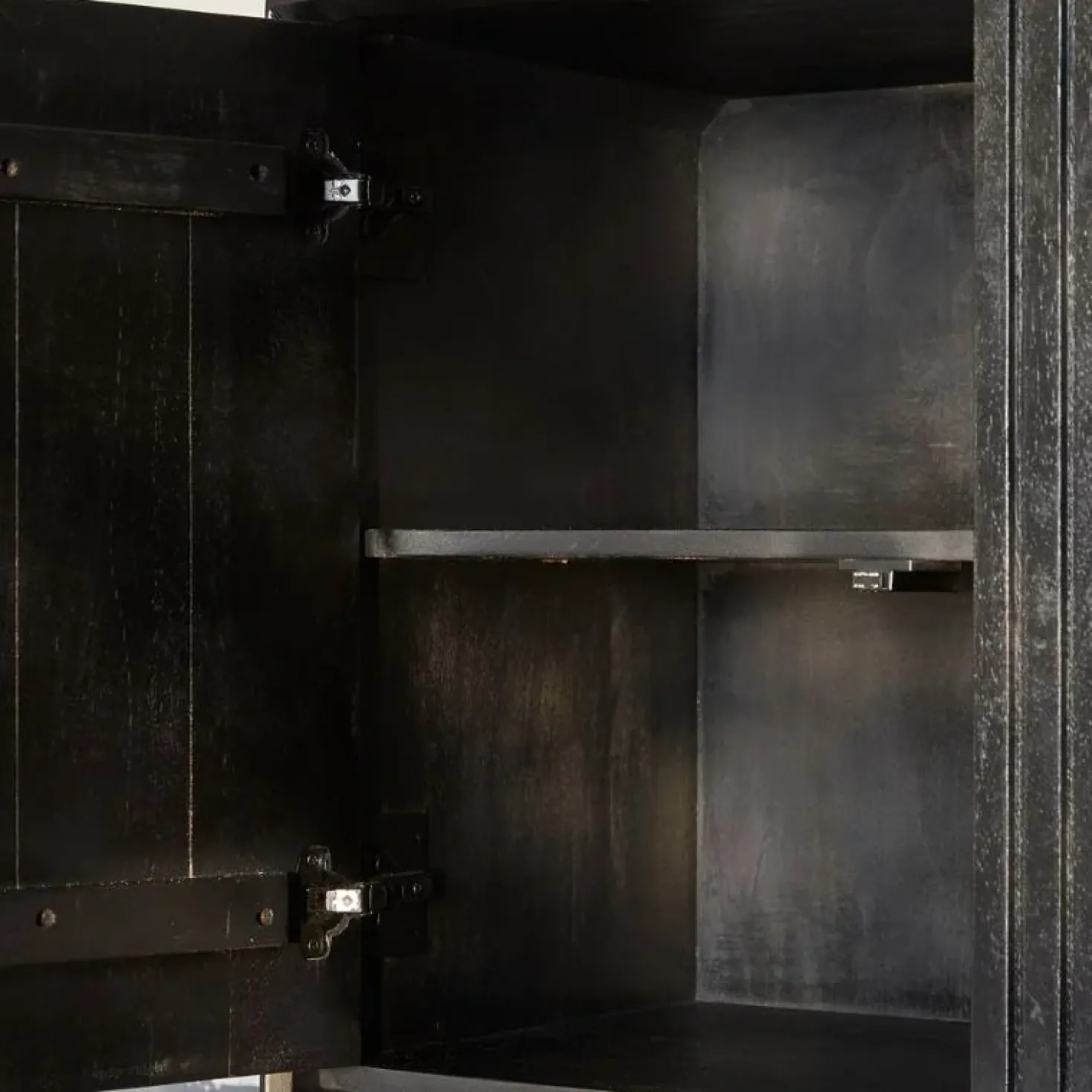 Vakkenkast XL Martin Zwart 135cm