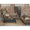 Valente Salontafel 2 lades Zwart 135cm