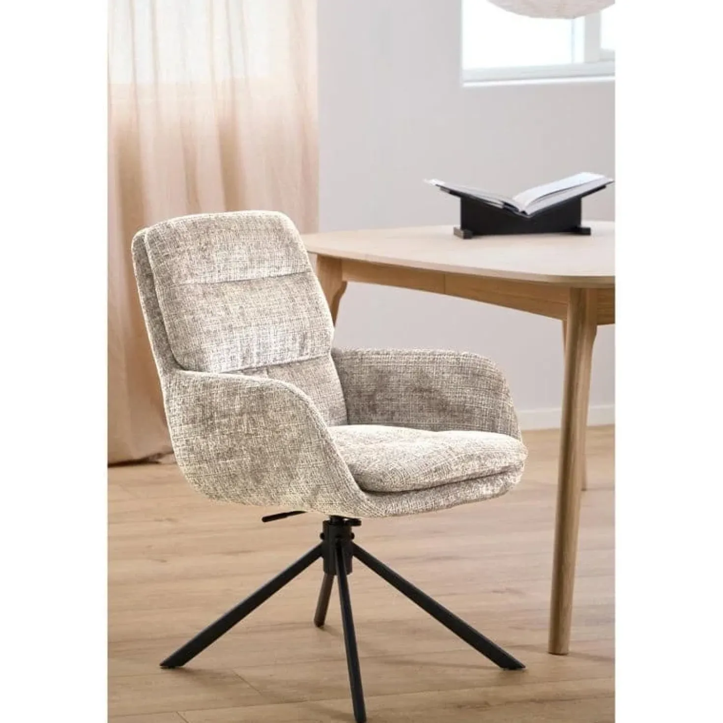 Valeska Eetkamerstoel Beige