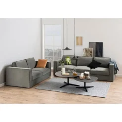 Vinna Salontafel Zwart Metaal 84cm