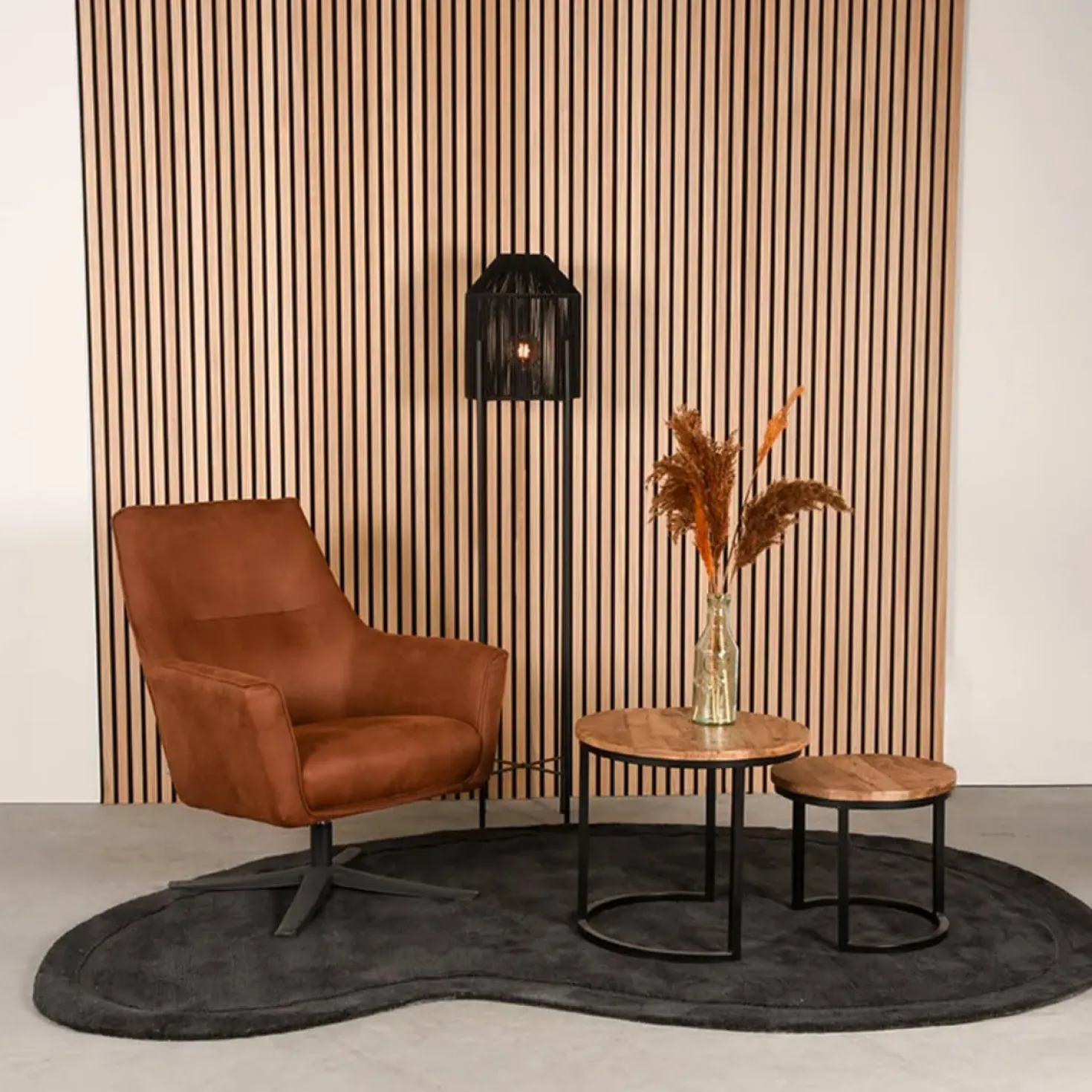 Vloerkleed Mody Antraciet Synthetisch 160x230cm