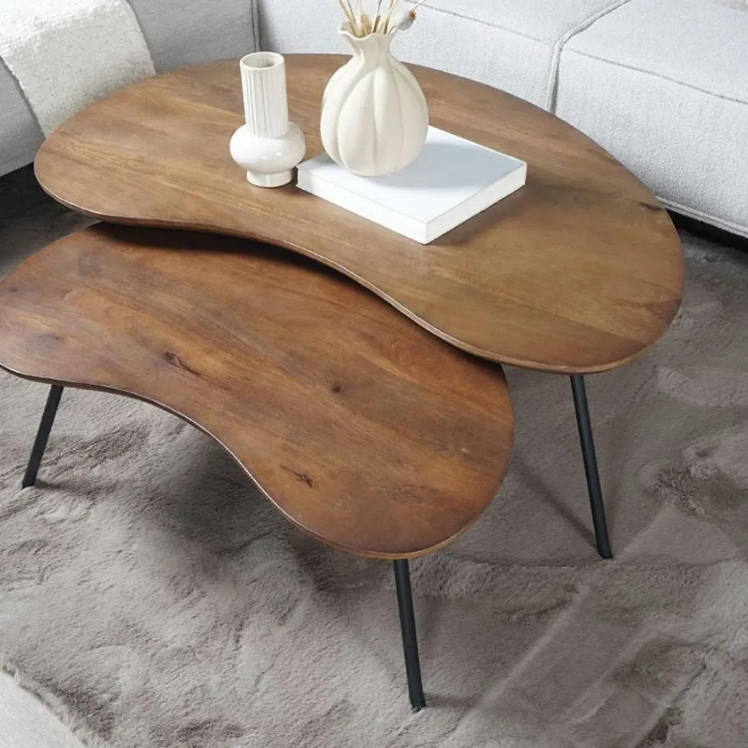 Vloerkleed Velluto Choco 160 x 230 cm