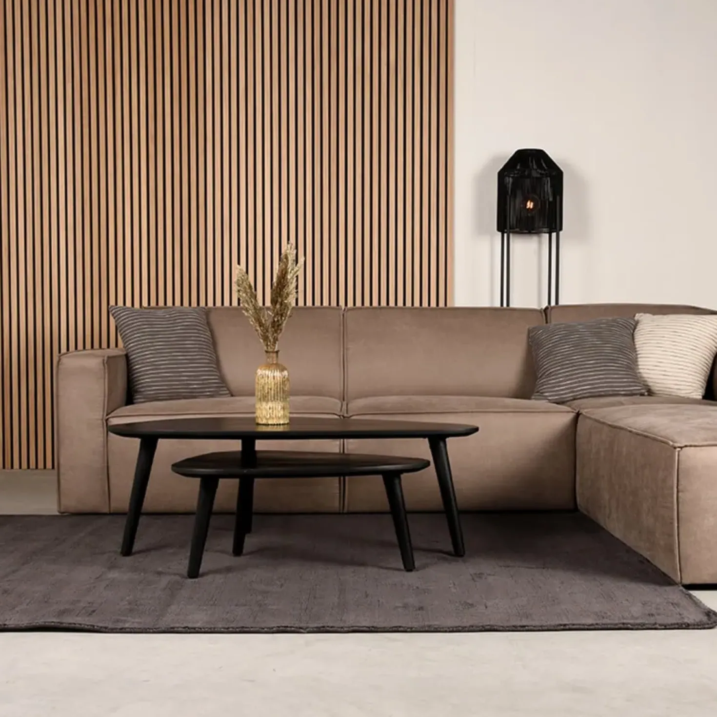 Vloerkleed Velvy Antraciet Synthetisch 160x230cm