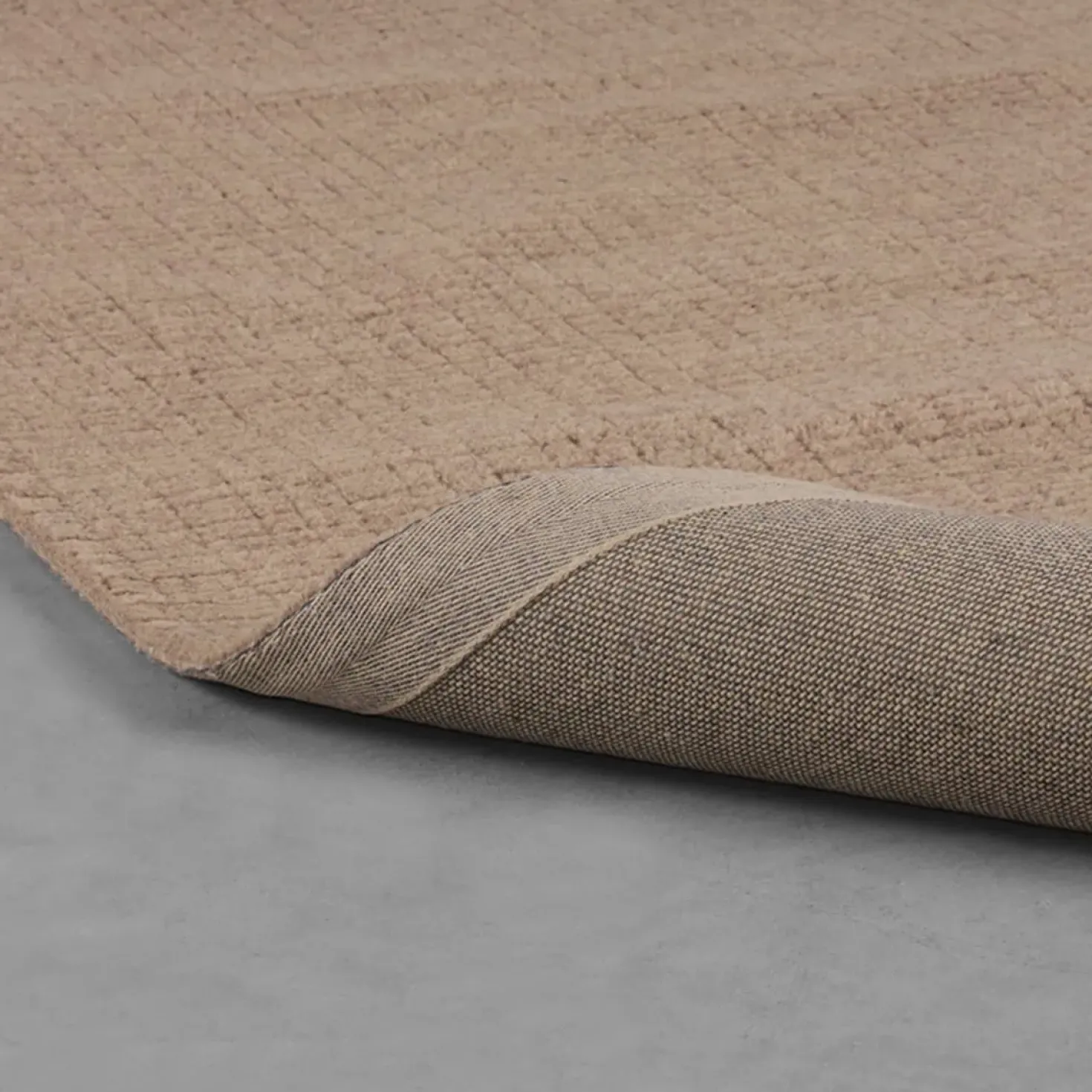 Vloerkleed Wolly Taupe Wol 160x230cm