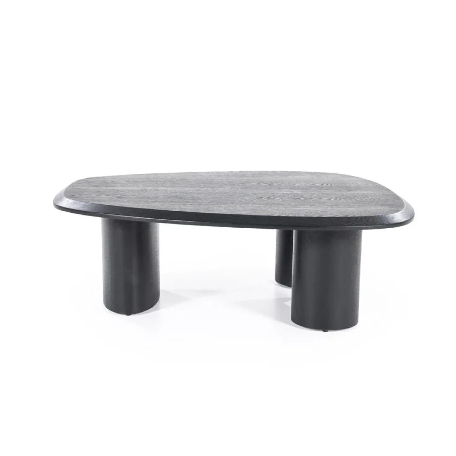 Walter Salontafel zwart Eikenhout 96 cm