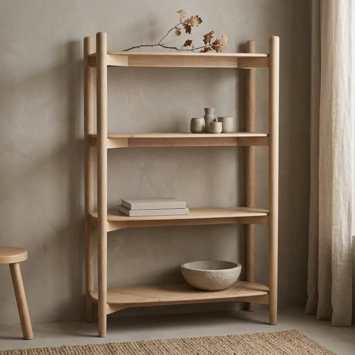 Wandkast Selbu eikenhout 110cm